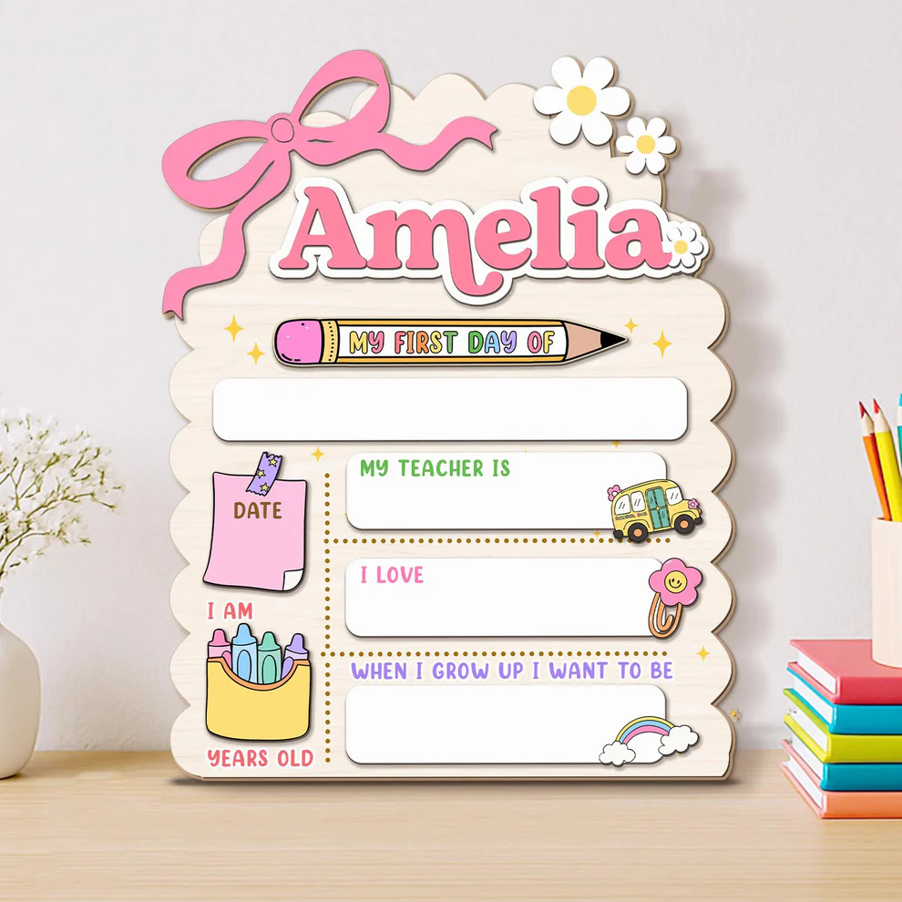 First Day of Preschool Sign, Back to School, 1st Day of Kindergarten Sign, Last Day of Kindergarten Sign